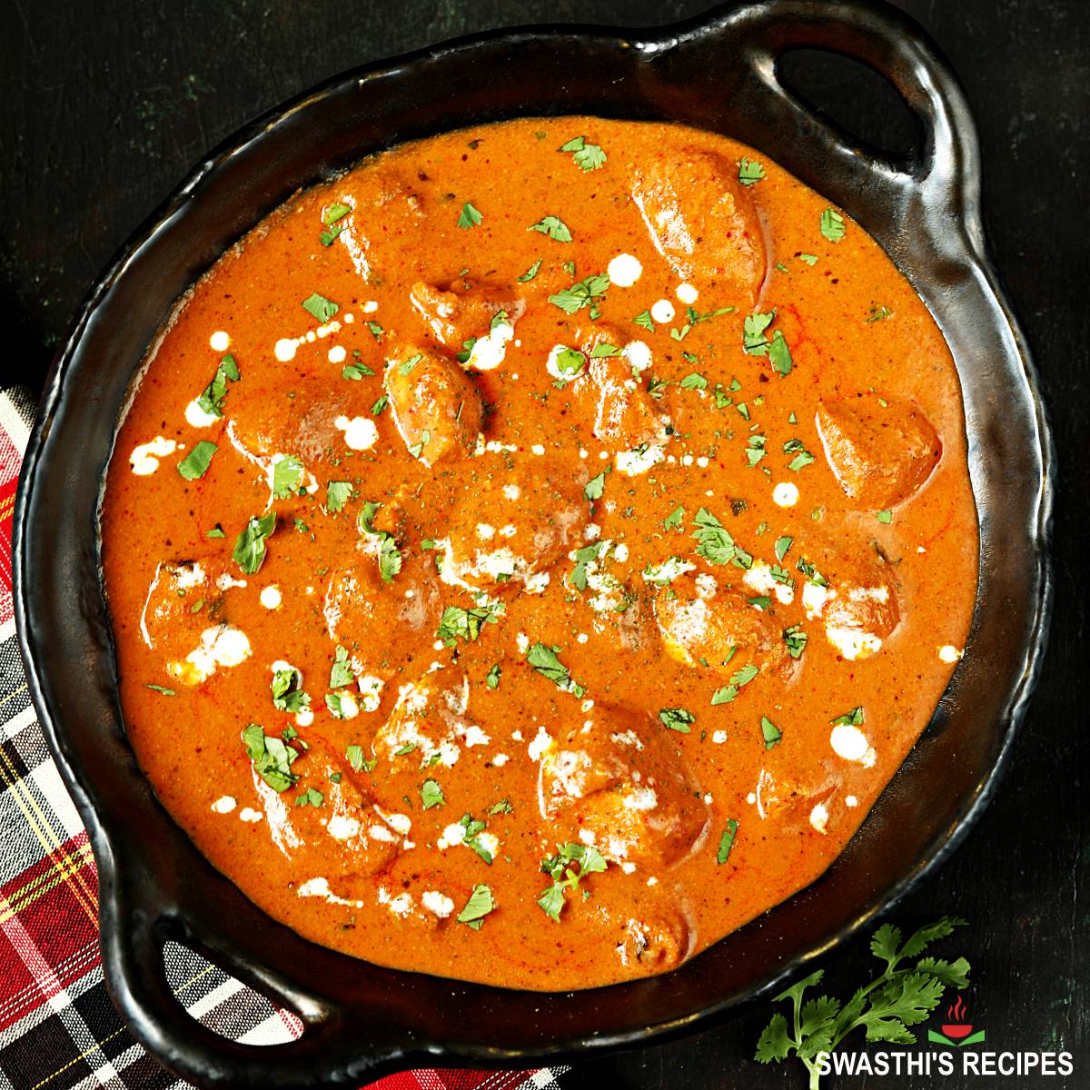 Butter Chicken at Snack Stories Surrey BC - Creamy tomato-based curry with tender chicken pieces